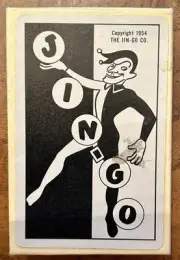 Vintage Jin-Go Card Game 1954