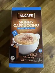 ALDI ALCAFE Skinny Cappuccino Vanilla Latte Hazelnut Caramel 132g 10 pack
