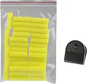 A Set 30 Pcs Cylinder Table Tennis Glues Brush for Water-Base Glues Sponge Wipe Table Tennis Racket Sponge Wipe Brush Set