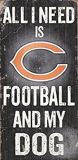 Fan Creations Chicago Bears Football and My Dog Sign, Multicolored