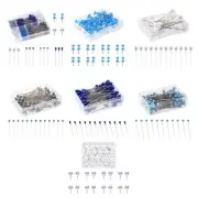 Map Tacks Colored Push Pins Map Pins Round Head Marking Pins for Bulletin Board