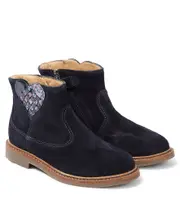 [Pom d'Api] Pom d'Api Patchwork suede Chelsea boots UK 9 blue