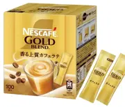 Nescafe Gold Blend Cafe Latte Stick Coffee 100 Servings