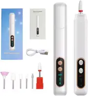 Electric Nail Drill Kit,Portable USB Electric Nail Drill Rechargeable Nail Drill