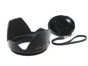 Plastic FLOWER Petal Camera LENS HOOD SHADE 77MM + Cap FOR Sigma 10-20mm f/4-5.6