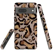 For Google Pixel 7 Case Tough Protective Cover Leopard Pattern