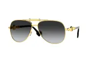 Versace VE2236 100211 Gold/Gradient Grey Unisex Sunglasses