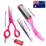 Foot Calculus Rasp File Haircutting Hairdressing Scissor & Hair Removal Tweezers