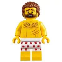 在飛比找蝦皮購物優惠-LEGO 60173 樂高 城市系列 熊腳印花褲男