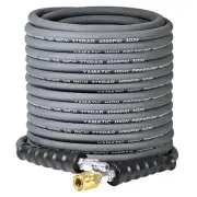 3/8" Pressure Washer Hose 50FT, Kink Free Replacement Hose with Swivel Quick ...