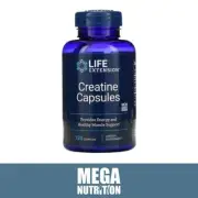 Life Extension Creatine Capsules Provide Healthy Muscle Support 120 Veg Capsules