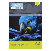 The Art Studio A4 180gsm Pastel Paper Pad Assorted Colours 20 Sheets