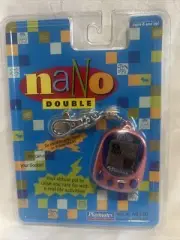 Nano Double Electronic Pink Virtual Pet 1997 Playmates Vintage New Sealed 40130