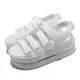 Nike 涼鞋 Wmns Icon Classic Sandal 女鞋 白 厚底 增高 魔鬼氈 雙層 休閒鞋 DH0223-100