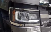 2x Front Headlights Stainless Steel Decorations for Scania R/S series 2016+