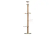 Alopet Ceiling Cat Tree Wood Scratching 10cm Thick Post 270cm