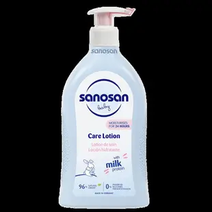 德國珊諾sanosan 寶寶潤膚乳液500ml+洗髮沐浴二合一200ml優惠組合