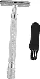 Ipetboom Manual Safety Razor for Men Women Reusable Facial Razor Brush Metal Scraper Tool