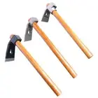 1x Handheld Hoe Steel Head Hoe Gardening Weeding Hoe Agricultural Farming Tool