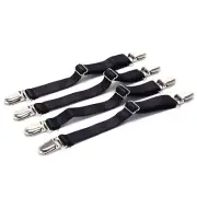 4pcs Adjustable Bed Sheet Corner Holder Elastic Straps Fasteners Clips TwJ-yk CR