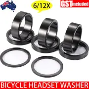 6/12pcs Bicycle Headset Washer Road Bike Headset Washer Front Stem Fork Spacers