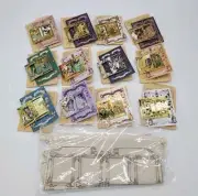 New 12pc Set Owlcrate Perfect Pairings Enamel Pins Hanger Howls Moving Castle