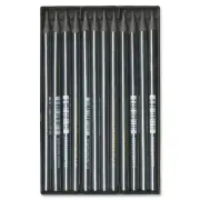 KOH-I-NOOR Woodless Graphite Pencil 4B - Set of 12