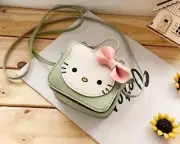 SANRIO HELLO KITTY Mini Girls Backpack Crossbody Coin Purse Bag New Mint Green