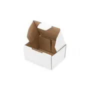50x Mailing Box 150 x 100 x 75mm Diecut White Shipping Carton B18