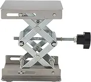 Byttlerom Scientific Lab Jack-100 x 100mm Stainless Steel Lab Stand Table Rack Scissor Lab-Lift Lifter for Science Experiment