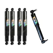 4x 30mm Lift Enforcer Shocks + Pin/Pin Steering Damper for Ford Maverick Cab