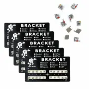 50 Kits Dental Orthodontic Mental Barcket Barce Mini Roth 022 Slot 345 Hooks
