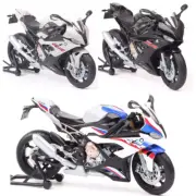 Kids Welly 1:12 Scale 2021 BMW S1000RR Racing Diecast Motorcycle Model Toy Bike