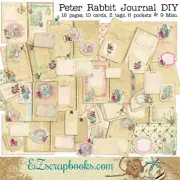 Peter Rabbit's Garden Junk Journal DIY Kit - EZ-7095