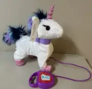 Kid Connection Walking Unicorn with Remote Control Leash Plush Stuffed Wks Read