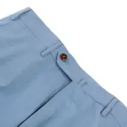 PT01 NWT Chinos / Casual Pants Size 48 32 US Solid Light Blue Cotton Blend