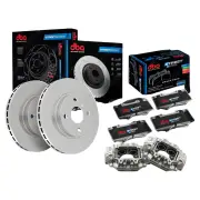 DBA Front Disc Brake Rotors Pads Calipers Kit for Holden Commodore VE Caprice WM