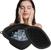 Gupcaqosjw Face Ice Bath Bowl | Facial Ice Bath Bowl for Cold Plunge,Foldable Spa Tool Reusable Wash Basin for Home Travel Daily Morning