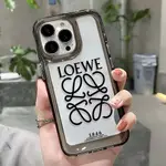 精品羅威 LOEWE時尚標籤IPHONE14 PRO MAX手機殼11/12/14蘋果軟妹鑄造防摔