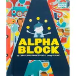 【全新折扣-精裝硬頁字母書】ALPHABLOCK 字母方塊書  (-ALPH-)