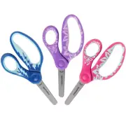 Fiskars Softgrip Blunt-Tip Kids Scissors, Safety-Edge Blades, Bright Colors
