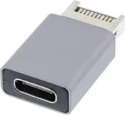 CY Adapter USB 3.1 Front Panel Header Male Type-E to Type-C USB-C Female Motherboard Extension Data Adapter