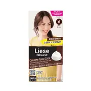 Kao - Liese Blaune Creamy Foam Color - 1 Box - 6 - Dark Brown