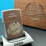 ZIPPO 【已售出 留戀全新品】打火機純銀1992年大斜底 60週年GGB限量5000台