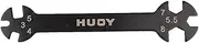 Ysyaxsyt Multifunction 6 in 1 RC Special Tool Wrench 3/4/5/5.5/7/8MM for Turnbuckles & Nuts