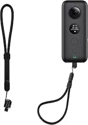 MITIME Hand Strap Wrist Strap for Insta360 One X2/X3, Light Weight Hand Wrist Anti-Lost Lanyard 1/4 Screw Connector Hand Rope Sports Camera Accessories., Black