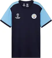 [MANCHESTER CITY] F.C. Men's T-Shirts, Short Sleeve Soft Crew Neck Football Shirt