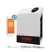 Infrared Space Heater 1000 Watts Electric Deluxe Wall Unit 3100 BTUs White