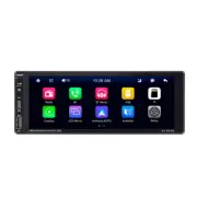 Single Din Car Stereo MP5 Player Radio Carplay Android Auto FM USB Touch Screen (for: Mitsubishi)
