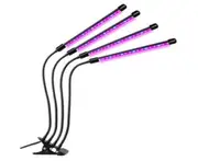 40W 4 Head LED Grow Light Plant Light Panel Growing Plant Veg Flower Indoor Lamp